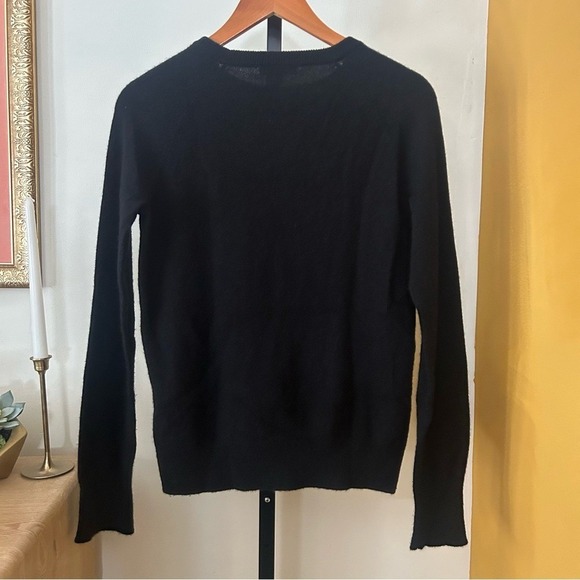 Equipment Femme 100% Cashmere Sloane Crew Neck Sweater Pullover Black $268 Sz XS - Picture 5 of 6